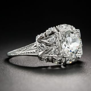 1.10 Carat Diamond Art Deco Engagement Ring
