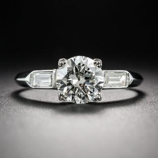 1.10 Carat Diamond Vintage Engagement Ring GIA J/VS2