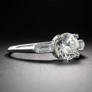 1.10 Carat Diamond Vintage Engagement Ring GIA J/VS2
