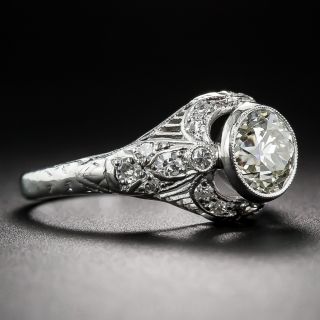 1.10 Carat Early-Art Deco Diamond Engagement Ring