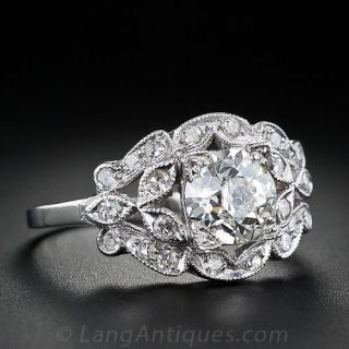 1.10 Carat Edwardian  Diamond Engagement Ring
