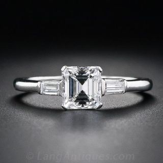 1.10 Carat Emerald-Cut Diamond Ring - 1