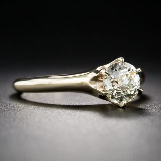 1.10 Carat Old European Diamond Solitaire Ring
