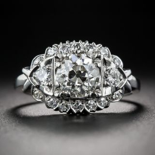 1.11 Carat Diamond Vintage Engagement Ring - 2