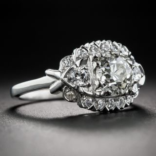 1.11 Carat Diamond Vintage Engagement Ring
