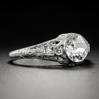 1.12 Carat Diamond Vintage Engagement Ring - GIA I VS1