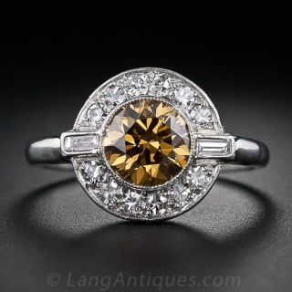 1.12 Carat Natural Fancy Colored Diamond Ring
