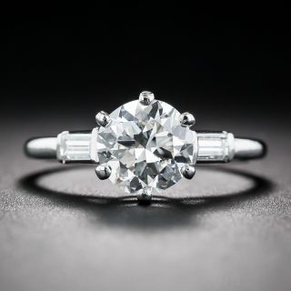 1.12 Diamond Platinum Engagement Ring