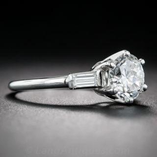 1.12 Diamond Platinum Engagement Ring