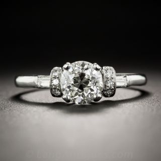 1.12 Diamond Vintage Engagement Ring - GIA H VVS1 