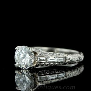 1.13 carat Estate Diamond Engagement Ring