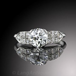 Art Deco Diamond Engagement Ring 
Art Deco Jewelry 