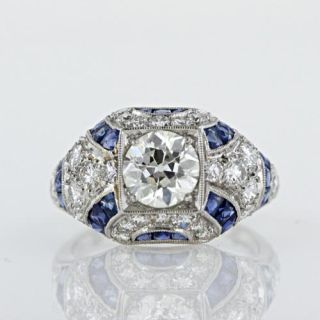 Art Deco Diamond Sapphire Ring
Art Deco Jewelry