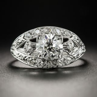 1.15 Carat Art Deco Diamond Engagement Ring - GIA I VVS2 - 1