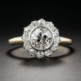1.15 Carat Diamond Antique Engagement Ring GIA J VS2