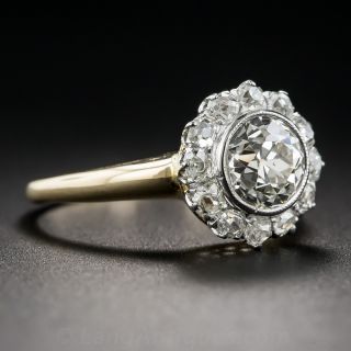 1.15 Carat Diamond Antique Engagement Ring GIA J VS2