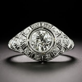 1.15 Carat Edwardian Diamond Engagement Ring - 1