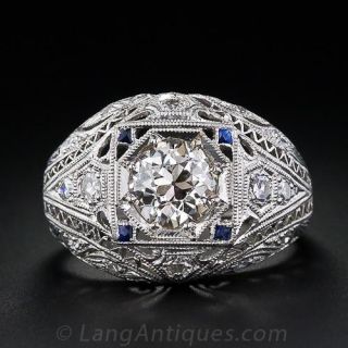 1.15 Carat Edwardian Diamond Ring