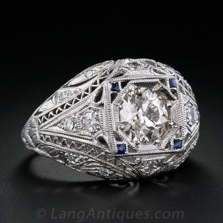 1.15 Carat Edwardian Diamond Ring