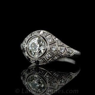 1.15 Carat Edwardian Estate Diamond Ring