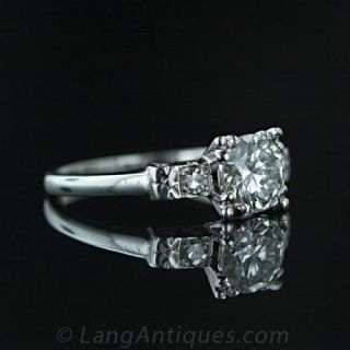 1.15 Carat Vintage Diamond Engagement Ring