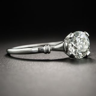 1.16 Carat Diamond Mid-Century Solitaire Engagement Ring - GIA M VS1