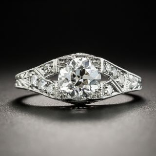 1.16 Carat Diamond Platinum Engagement Ring - GIA I VS1  - 1