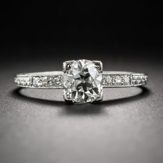1.16 Carat Edwardian Engagement Ring in Platinum