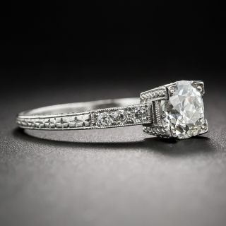 1.16 Carat Edwardian Engagement Ring in Platinum