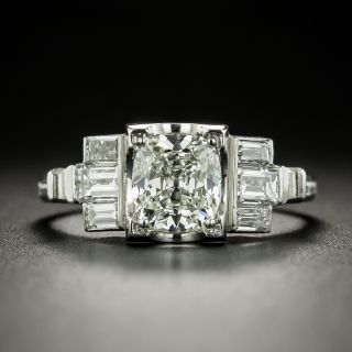 1.19 Carat Modified Cushion Cut Diamond Ring - GIA K VVS2 - 2