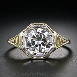 Antique Diamond Engagement Ring 