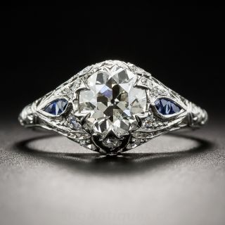 1.20 Carat Art Deco Diamond Engagement Ring