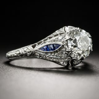 1.20 Carat Art Deco Diamond Engagement Ring