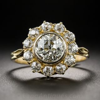 1.20 Carat Center Diamond Antique Engagement Ring
