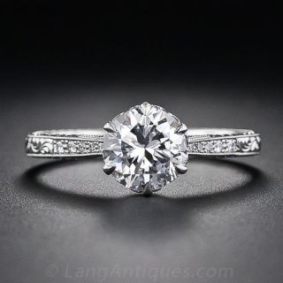 1.20 Carat D VVS2  Diamond Engagement Ring