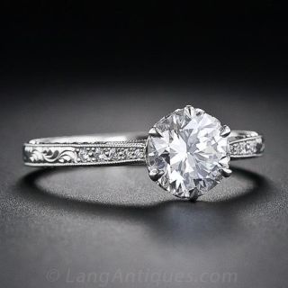 1.20 Carat D VVS2  Diamond Engagement Ring