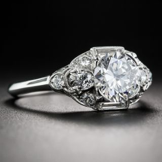 1.20 Carat Diamond Art Deco Engagement Ring