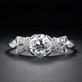 1.20 Carat Diamond Vintage Engagement Ring