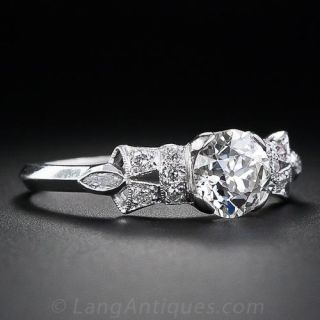 1.20 Carat Diamond Vintage Engagement Ring