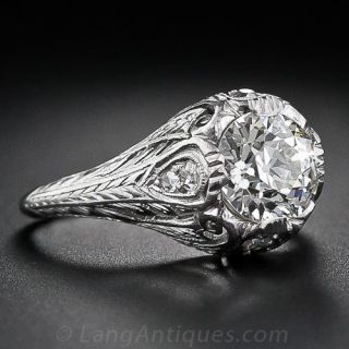 1.20 Carat Edwardian Diamond Engagement Ring