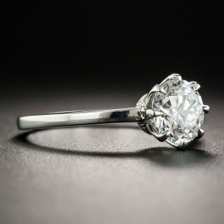 1.20 Carat European-Cut Diamond Solitaire - GIA F VS2 by Lang 