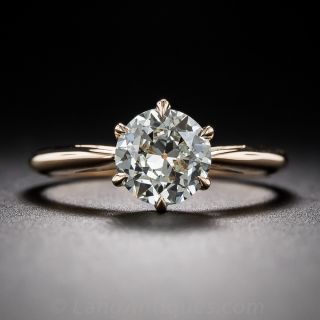 1.21 Carat Rose Gold Diamond Solitaire