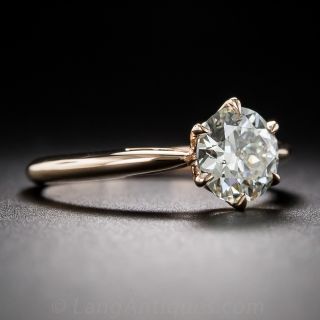 1.21 Carat Rose Gold Diamond Solitaire