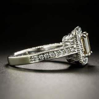 1.22 Carat Natural Fancy Yellowish Brown Diamond Engagement Ring - GIA 