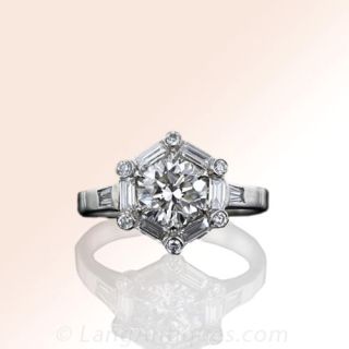 Vintage Diamond Engagement Ring 
