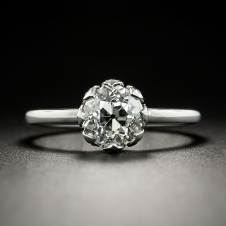 1.23 Carat European-Cut Diamond Solitaire - GIA I SI2 - 1