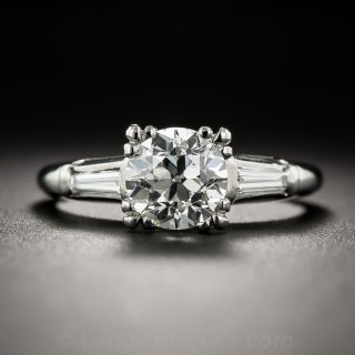 1.24 Carat Diamond Vintage Engagement Ring - GIA I VS1  - 1