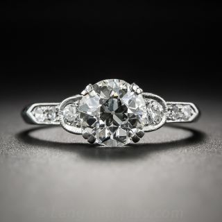 1.24 Carat Diamond Vintage Engagement Ring - GIA I / VS1