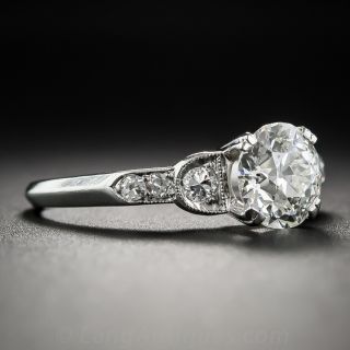 1.24 Carat Diamond Vintage Engagement Ring - GIA I / VS1