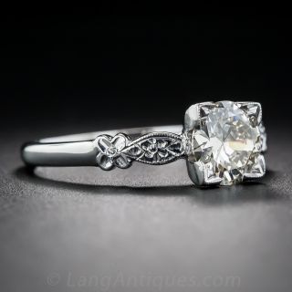 1.24 Carat Vintage Diamond Ring